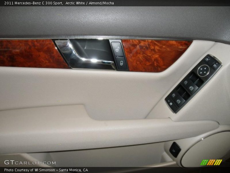 Arctic White / Almond/Mocha 2011 Mercedes-Benz C 300 Sport