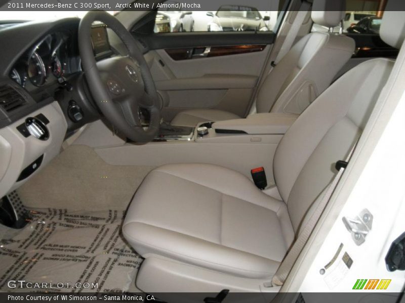 Arctic White / Almond/Mocha 2011 Mercedes-Benz C 300 Sport