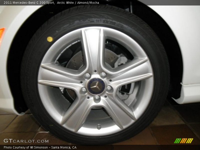 Arctic White / Almond/Mocha 2011 Mercedes-Benz C 300 Sport