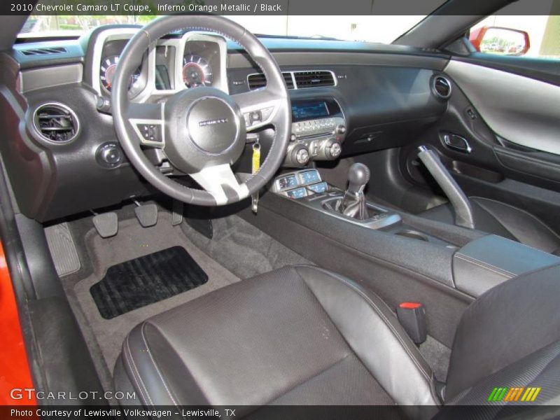 Black Interior - 2010 Camaro LT Coupe 