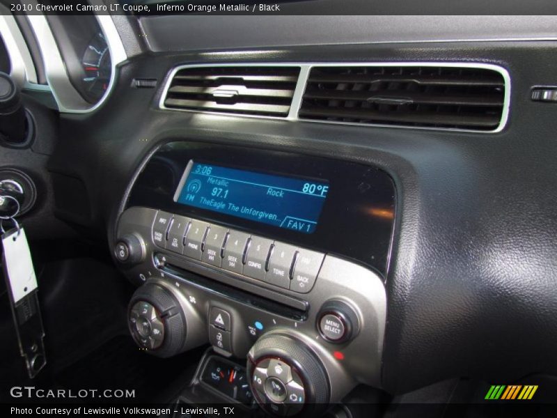 Controls of 2010 Camaro LT Coupe