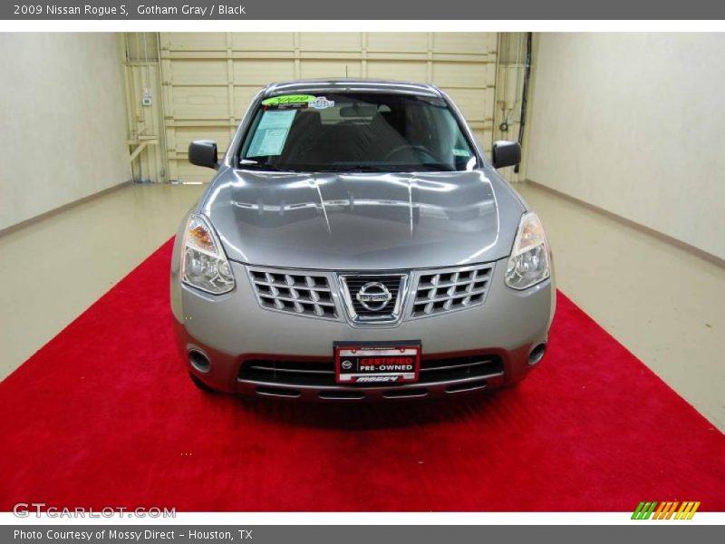 Gotham Gray / Black 2009 Nissan Rogue S