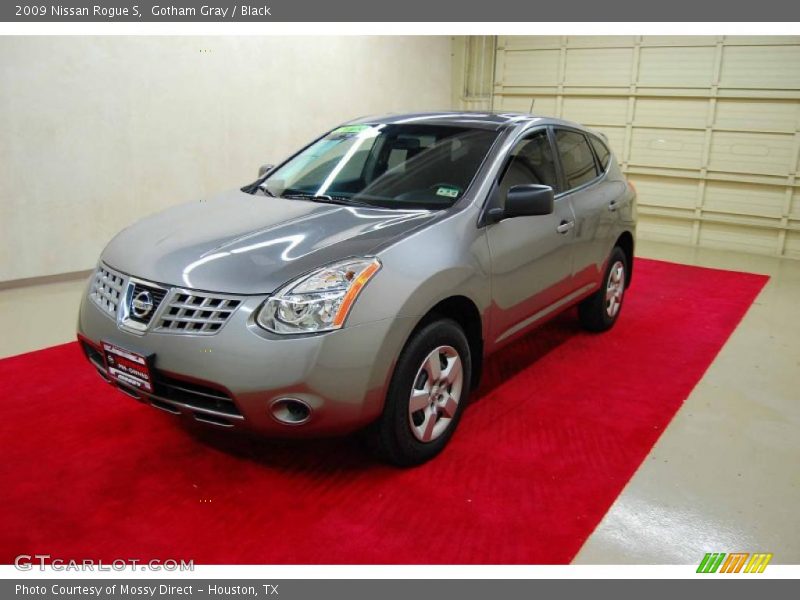 Gotham Gray / Black 2009 Nissan Rogue S