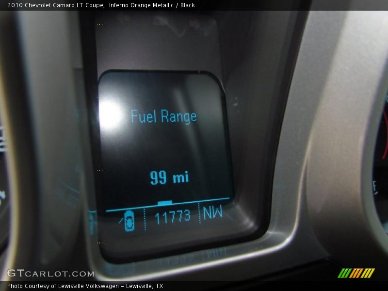 Inferno Orange Metallic / Black 2010 Chevrolet Camaro LT Coupe