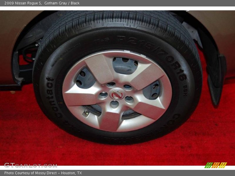 Gotham Gray / Black 2009 Nissan Rogue S