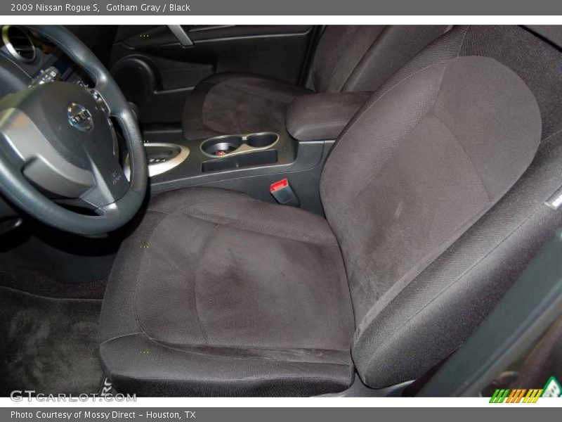 Gotham Gray / Black 2009 Nissan Rogue S