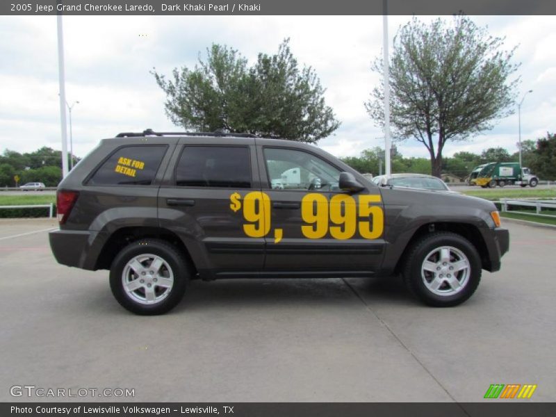 Dark Khaki Pearl / Khaki 2005 Jeep Grand Cherokee Laredo