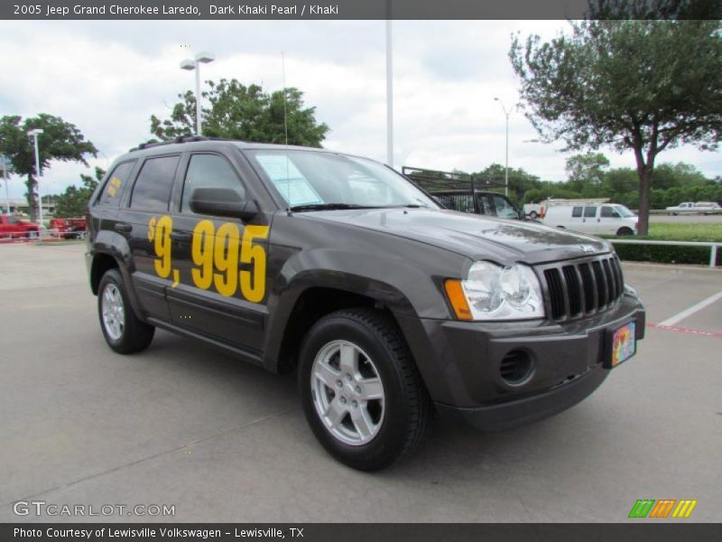 Dark Khaki Pearl / Khaki 2005 Jeep Grand Cherokee Laredo