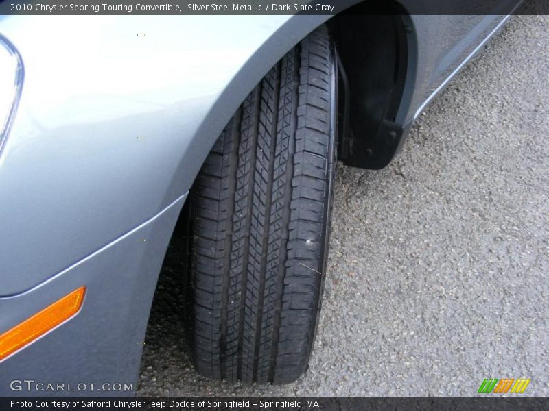 Silver Steel Metallic / Dark Slate Gray 2010 Chrysler Sebring Touring Convertible
