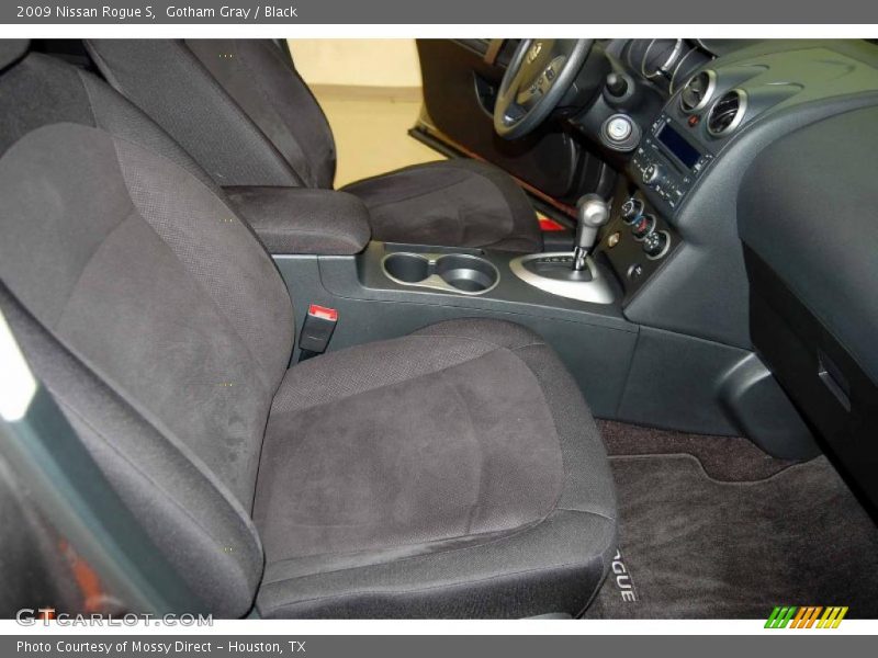 Gotham Gray / Black 2009 Nissan Rogue S