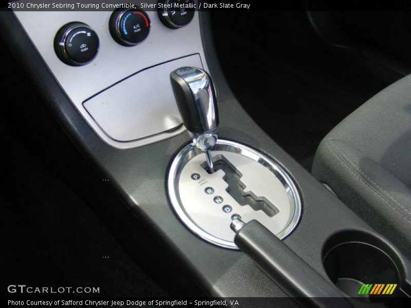 Silver Steel Metallic / Dark Slate Gray 2010 Chrysler Sebring Touring Convertible