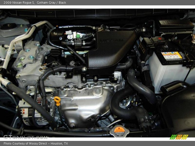 Gotham Gray / Black 2009 Nissan Rogue S