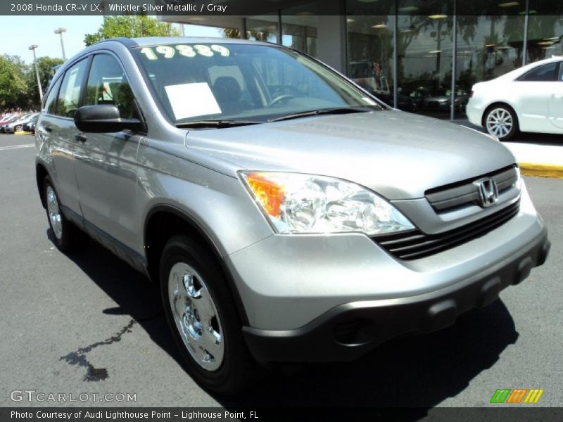 Whistler Silver Metallic / Gray 2008 Honda CR-V LX