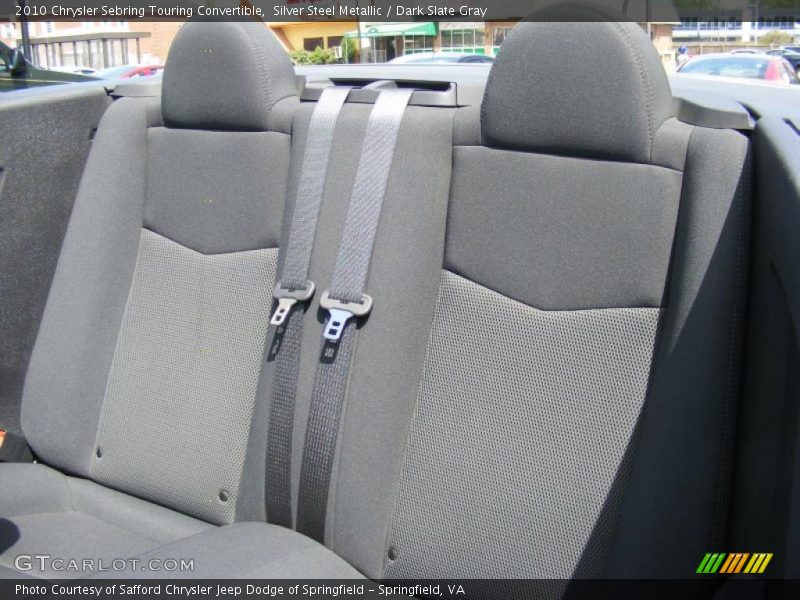 Silver Steel Metallic / Dark Slate Gray 2010 Chrysler Sebring Touring Convertible