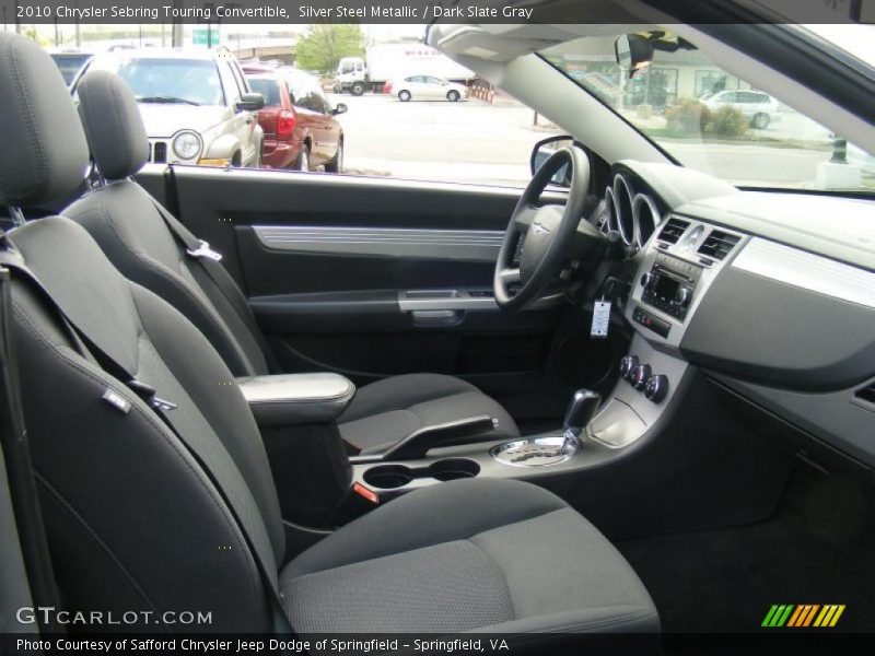 Silver Steel Metallic / Dark Slate Gray 2010 Chrysler Sebring Touring Convertible
