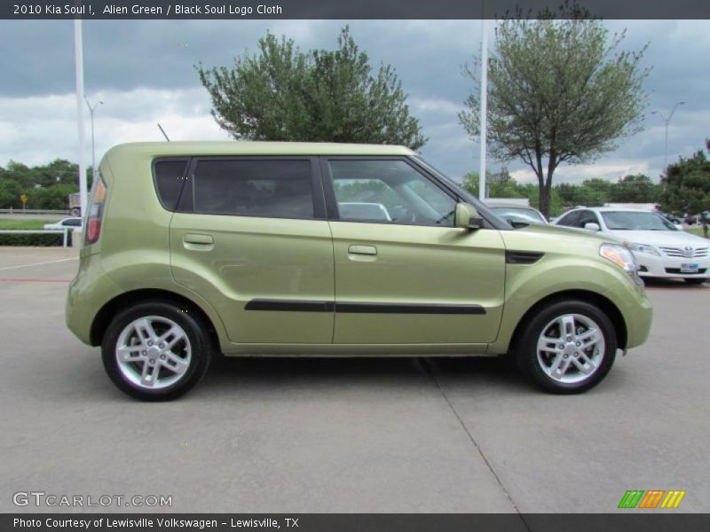 Alien Green / Black Soul Logo Cloth 2010 Kia Soul !