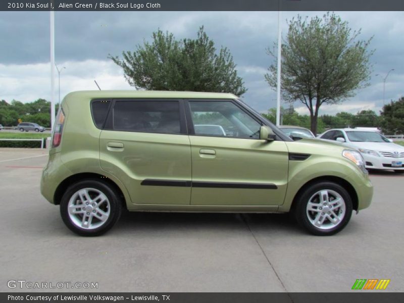 Alien Green / Black Soul Logo Cloth 2010 Kia Soul !