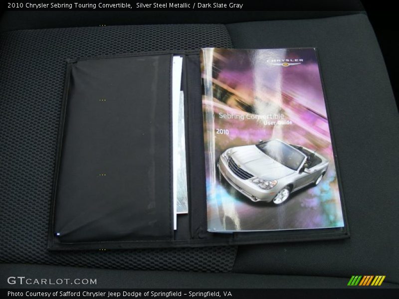 Silver Steel Metallic / Dark Slate Gray 2010 Chrysler Sebring Touring Convertible