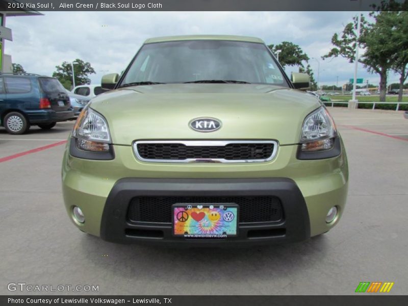 Alien Green / Black Soul Logo Cloth 2010 Kia Soul !