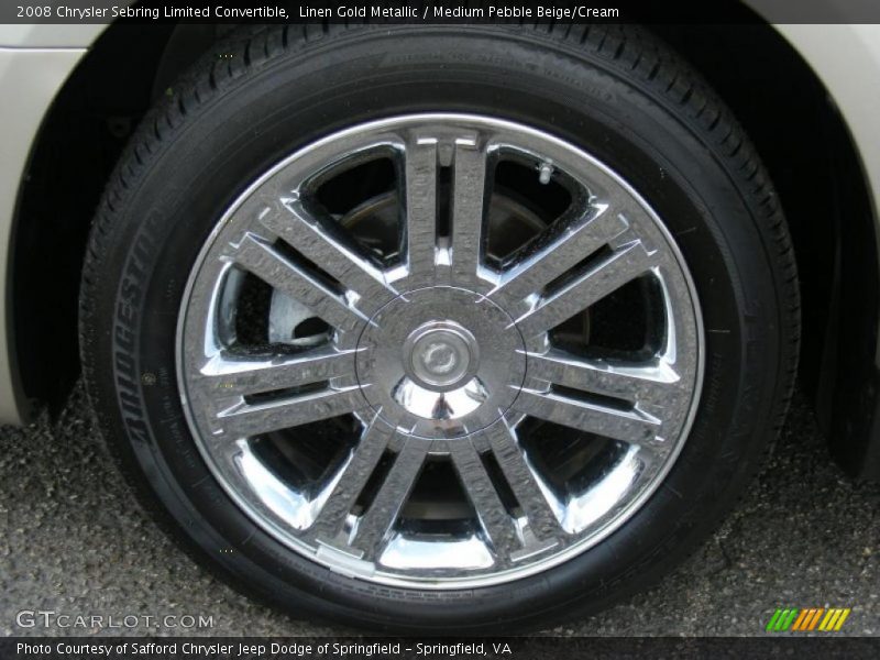 Linen Gold Metallic / Medium Pebble Beige/Cream 2008 Chrysler Sebring Limited Convertible