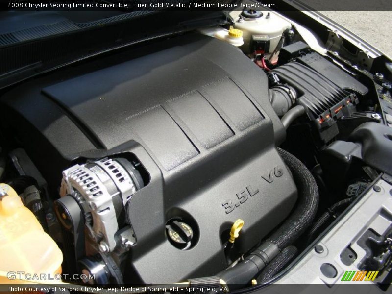 Linen Gold Metallic / Medium Pebble Beige/Cream 2008 Chrysler Sebring Limited Convertible
