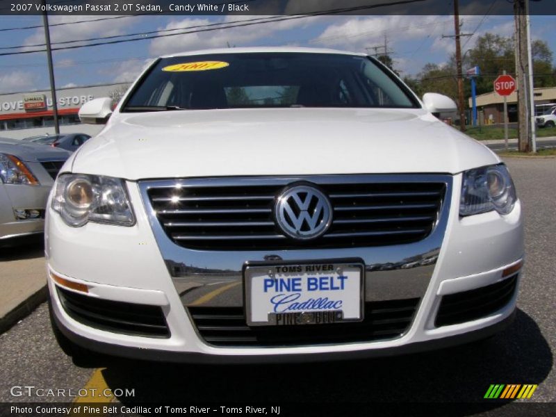 Candy White / Black 2007 Volkswagen Passat 2.0T Sedan