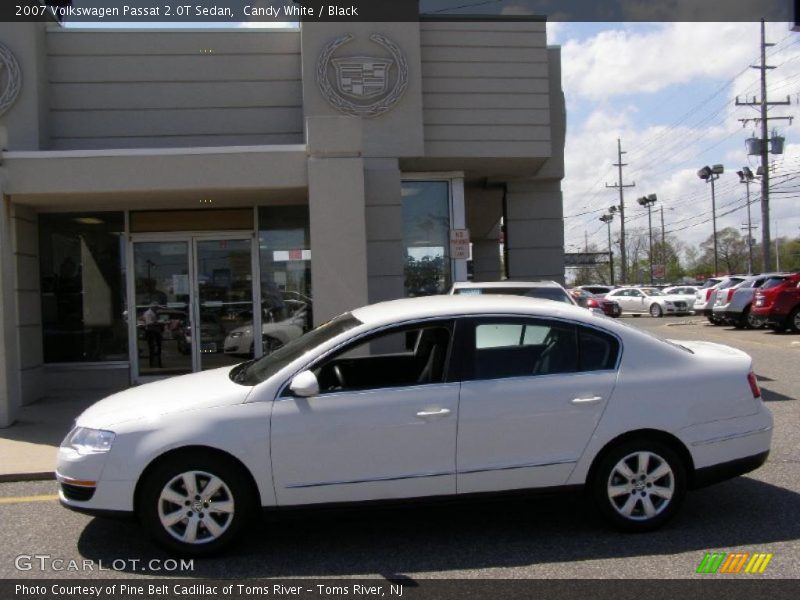 Candy White / Black 2007 Volkswagen Passat 2.0T Sedan