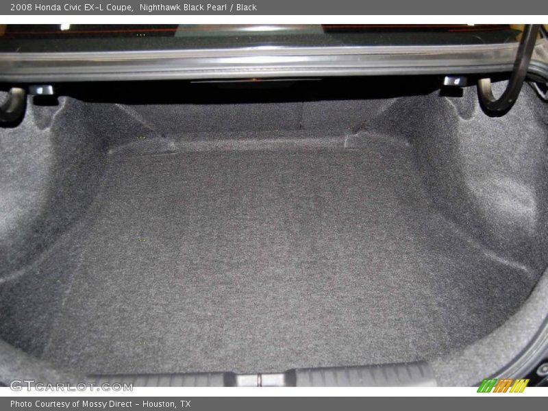 Nighthawk Black Pearl / Black 2008 Honda Civic EX-L Coupe