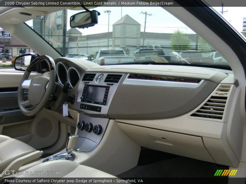 Linen Gold Metallic / Medium Pebble Beige/Cream 2008 Chrysler Sebring Limited Convertible