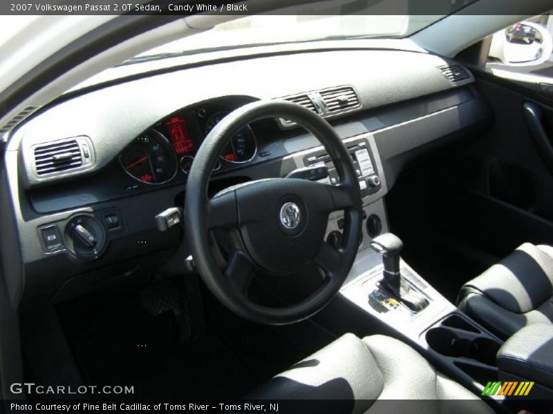 Candy White / Black 2007 Volkswagen Passat 2.0T Sedan