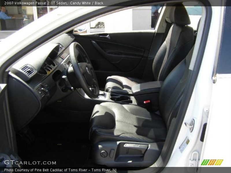 Candy White / Black 2007 Volkswagen Passat 2.0T Sedan