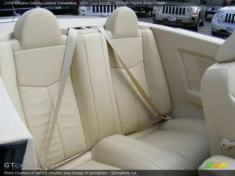 Linen Gold Metallic / Medium Pebble Beige/Cream 2008 Chrysler Sebring Limited Convertible