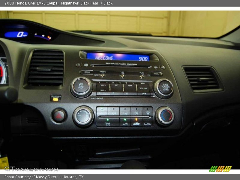 Nighthawk Black Pearl / Black 2008 Honda Civic EX-L Coupe