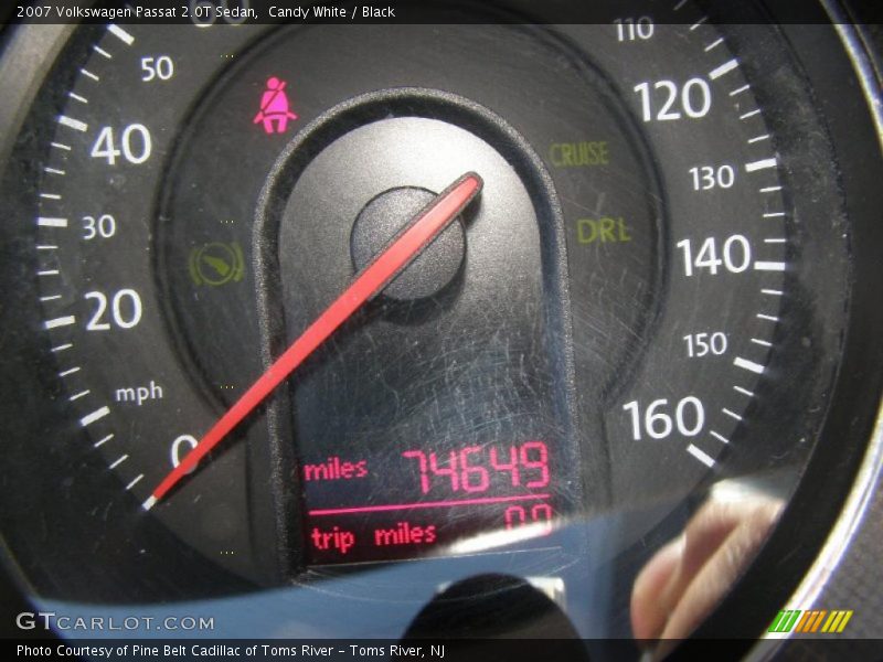 Candy White / Black 2007 Volkswagen Passat 2.0T Sedan