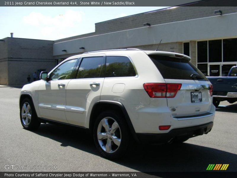 Stone White / New Saddle/Black 2011 Jeep Grand Cherokee Overland 4x4