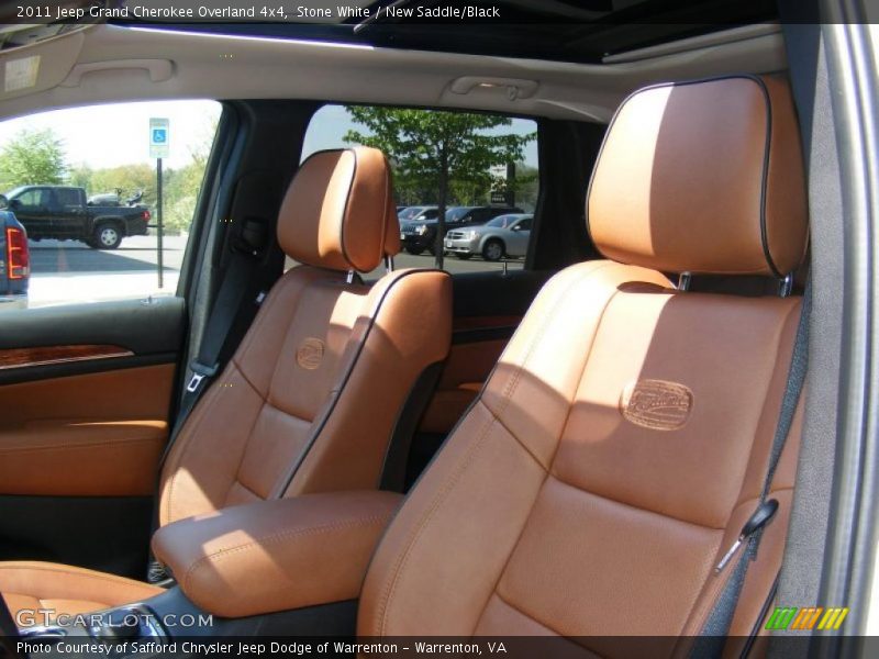 Stone White / New Saddle/Black 2011 Jeep Grand Cherokee Overland 4x4