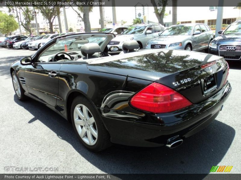 Black / Charcoal 2003 Mercedes-Benz SL 500 Roadster