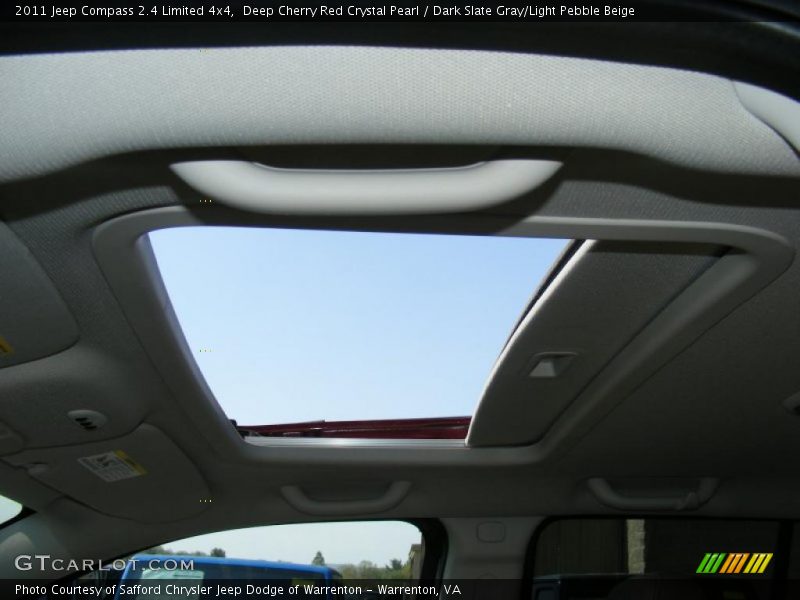 Deep Cherry Red Crystal Pearl / Dark Slate Gray/Light Pebble Beige 2011 Jeep Compass 2.4 Limited 4x4