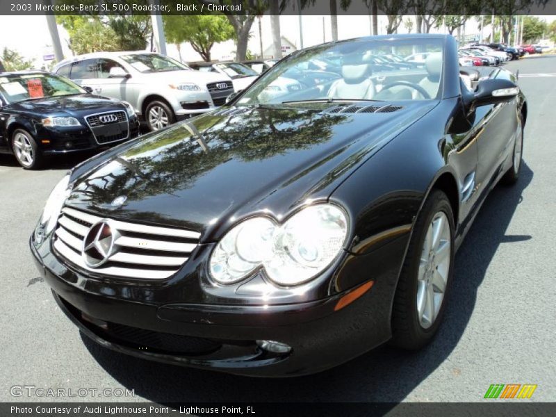 Black / Charcoal 2003 Mercedes-Benz SL 500 Roadster