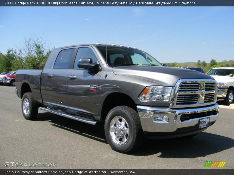 Front 3/4 View of 2011 Ram 3500 HD Big Horn Mega Cab 4x4