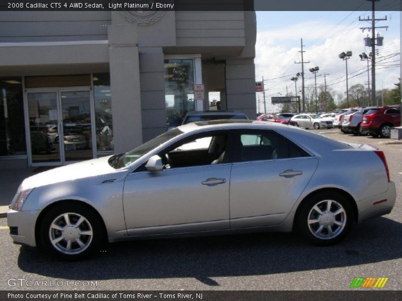 Light Platinum / Ebony 2008 Cadillac CTS 4 AWD Sedan