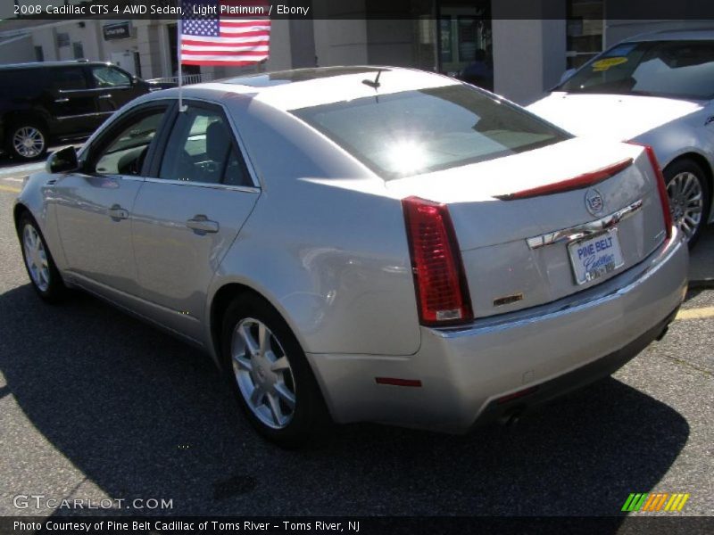 Light Platinum / Ebony 2008 Cadillac CTS 4 AWD Sedan
