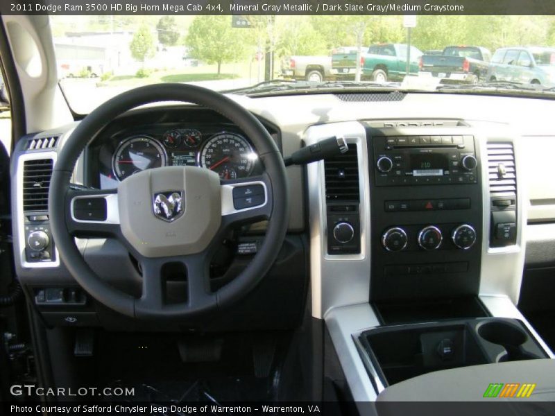 Dashboard of 2011 Ram 3500 HD Big Horn Mega Cab 4x4