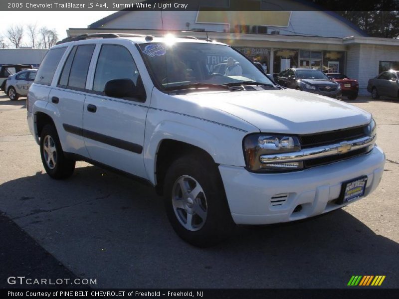 Summit White / Light Gray 2005 Chevrolet TrailBlazer LS 4x4