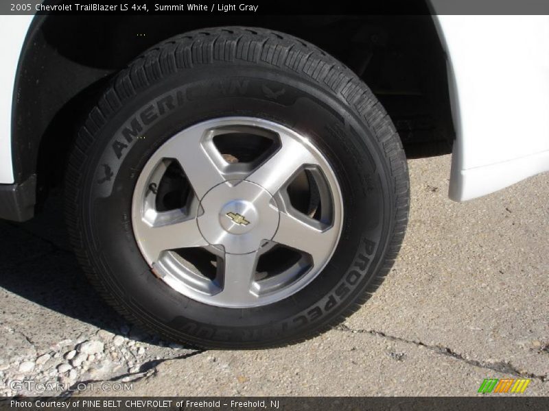 Summit White / Light Gray 2005 Chevrolet TrailBlazer LS 4x4