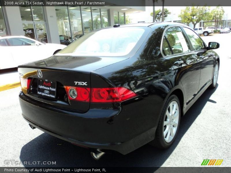 Nighthawk Black Pearl / Parchment 2008 Acura TSX Sedan