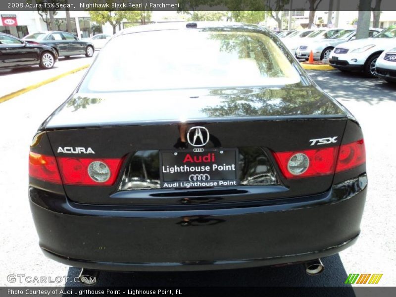 Nighthawk Black Pearl / Parchment 2008 Acura TSX Sedan