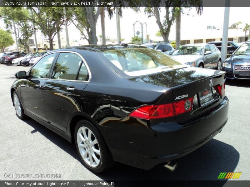 Nighthawk Black Pearl / Parchment 2008 Acura TSX Sedan