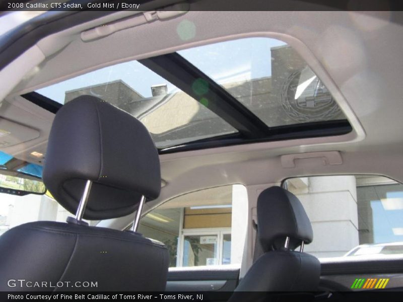 Gold Mist / Ebony 2008 Cadillac CTS Sedan