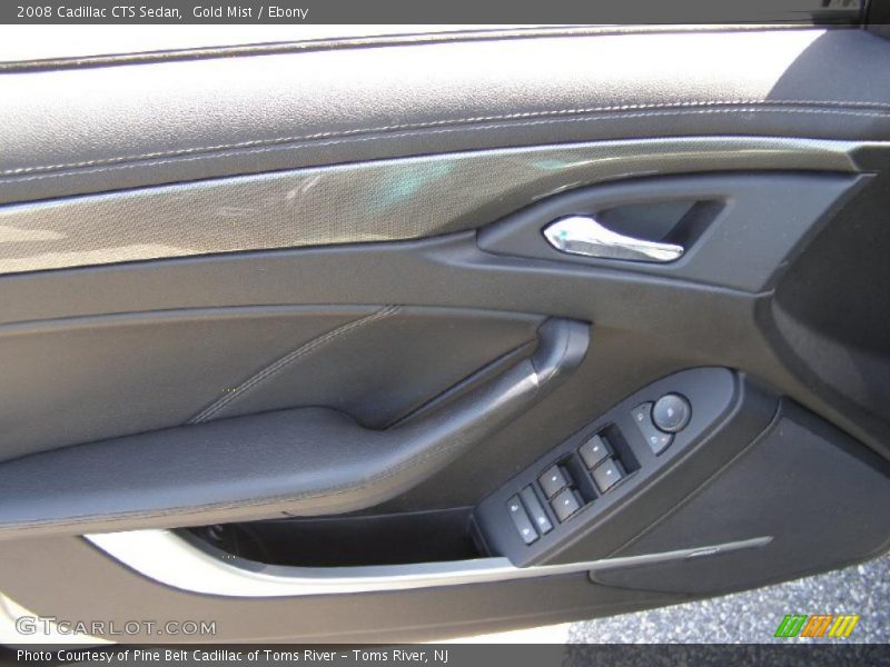 Gold Mist / Ebony 2008 Cadillac CTS Sedan